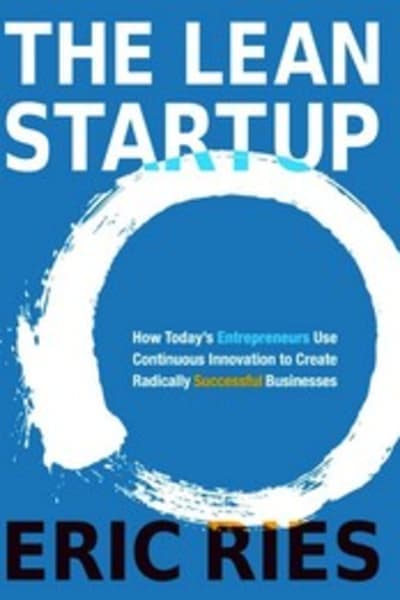 Cover of the book "The Lean Startup"